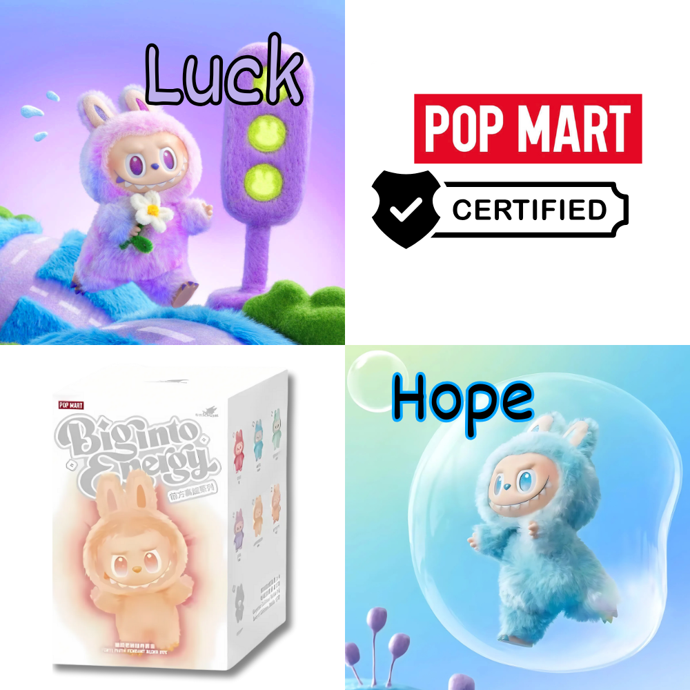 Original Labubu Peluche Collector 2025 édition "Big Into Energy" - Pop Mart®